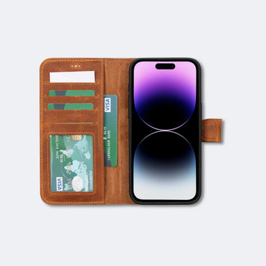 Magnetic Phone Wallet - Cr Tabacco