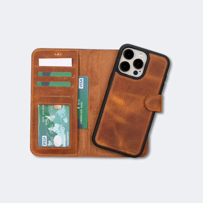 Magnetic Phone Wallet - Cr Tabacco