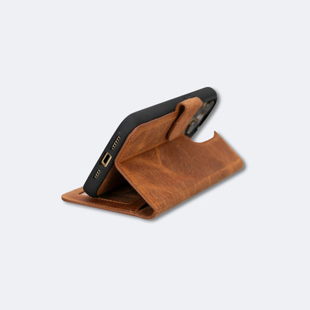 Magnetic Phone Wallet - Cr Tabacco