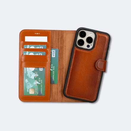 Magnetic Phone Wallet - Tan EF