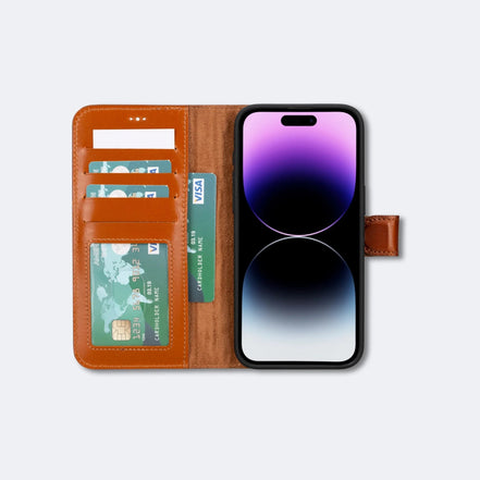Magnetic Phone Wallet - Tan EF
