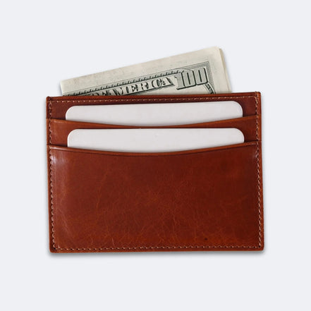 Kyle Minimal Leather Card Holder