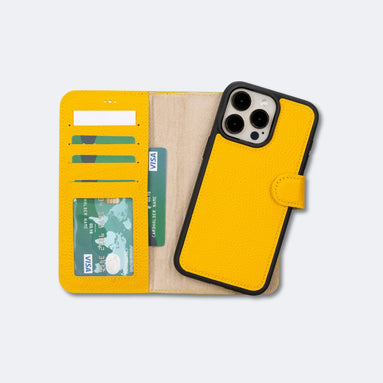 Magnetic Phone Wallet - Yellow