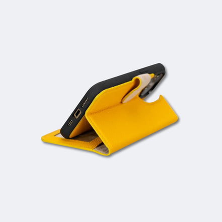 Magnetic Phone Wallet - Yellow